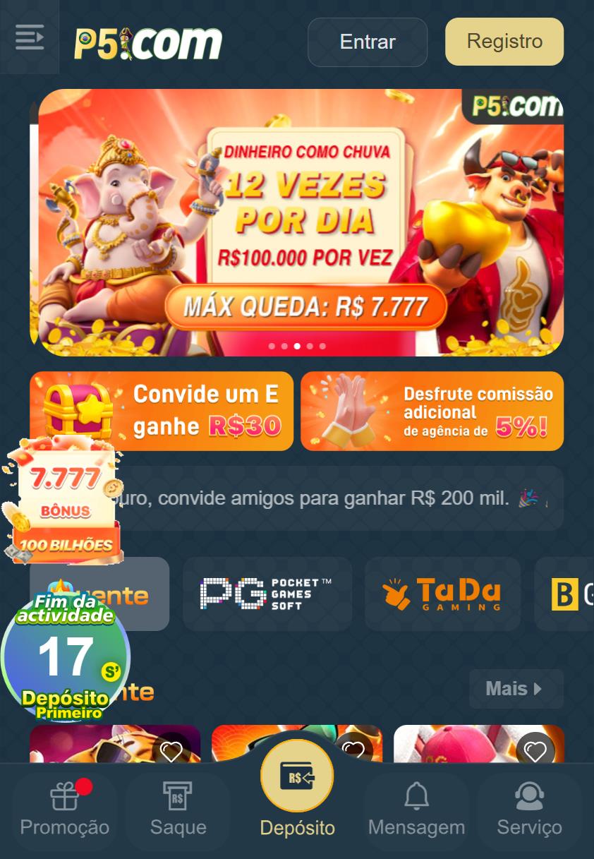 p5.Com - Caça-Níqueis Online Cassino